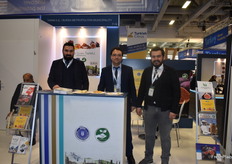 Sabri Vzunlar, Muhammet Önalmaz and Fetullah Bíngül from Tarim A.S. in Turkey.